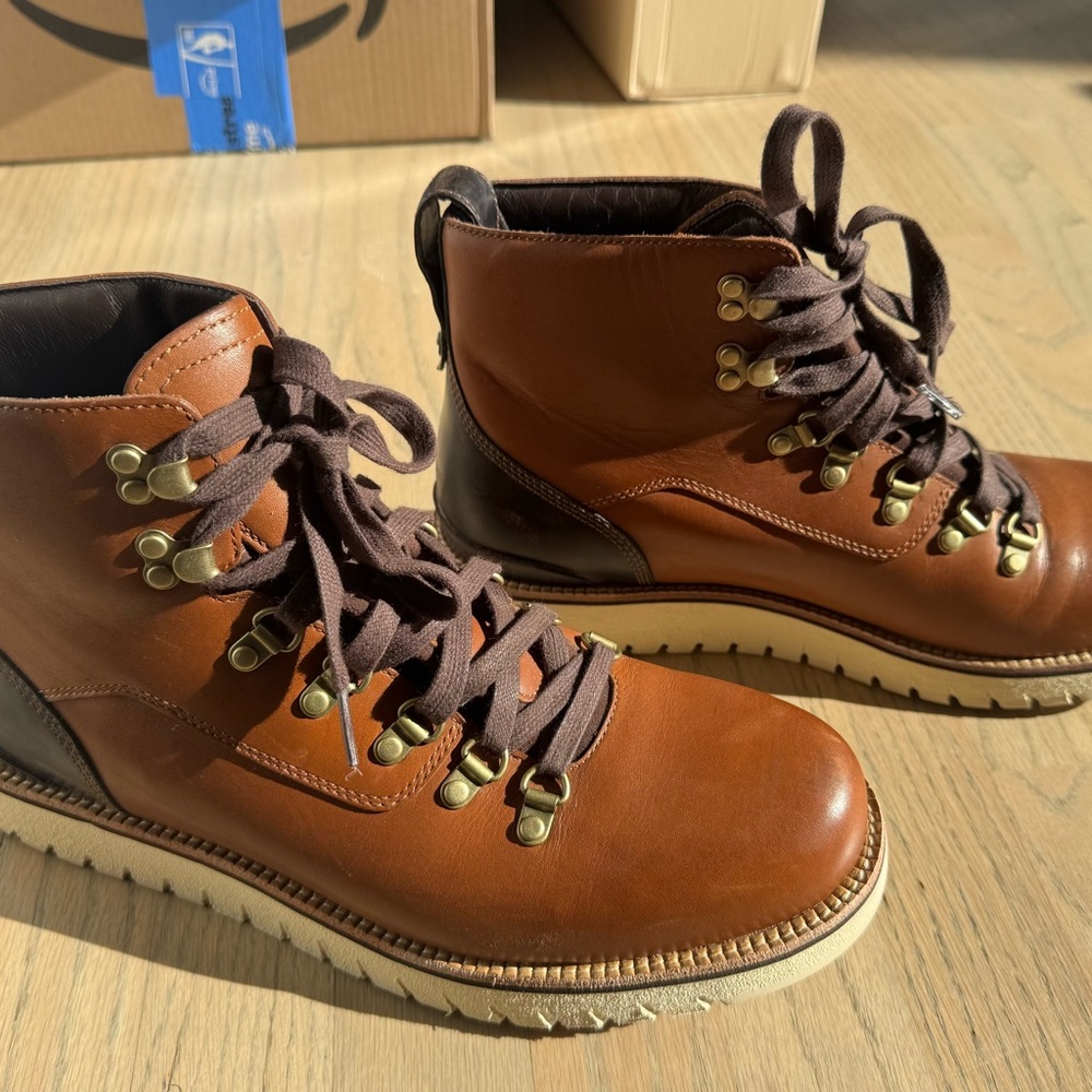 Cole Haan Tan and Brown Men's Boots